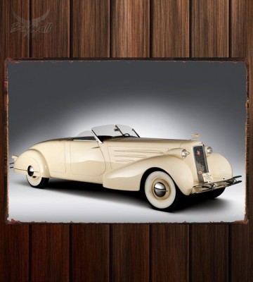 Металлическая табличка Cadillac V16 452-D Roadster by Fleetwood (5702)